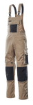 Turnbroek met kniezakken Maat licht kaki/zwart, MG270 Mascotte Uniek Augsburg