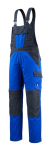 Latzhose Knietaschen kornblau/schwarzblau, MG245 Mascot Light Leeton