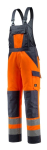 Turnbroek met kniezakken Maat oranje/zwart-blauw, MG285 Mascotte Veilig Licht Gosford