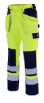 Hose Knie- & Hängetaschen gelb/marine, MG310 Mascot Safe Compete Almas