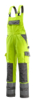 Turnbroek met kniezakken Maat geel/antraciet, MG310 Mascotte Veilig Wedstrijd Barras
