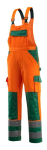 Turnbroek met kniezakken Maat oranje/groen, MG290 Mascotte Veilig Wedstrijd Barras