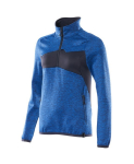 Damen Fleecepullover azurblau/schwarzblau, MG260 Mascot Accelerate 18053