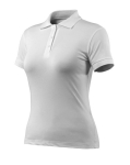 Dames polo Maat wit, MG220 Mascotte Oversteekplaats Grasse
