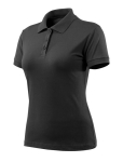 Dames polo Maat zwart, MG220 Mascotte Oversteekplaats Grasse