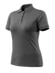 Dames polo Maat donker antraciet, MG220 Mascotte Oversteekplaats Grasse