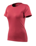 Dames T-shirt Maat framboosrood, BW220 Mascotte Oversteekplaats Arras