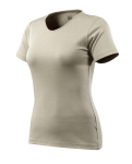 Dames T-shirt Maat licht kaki, BW220 Mascotte Crossover Leuk