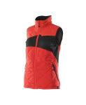 Dames wintergilet Maat verkeersrood/zwart, Mascotte Versnellen