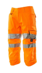 Dreiviertel Hose Knietaschen orange, MG290 Mascot Safe Supreme