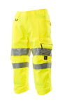 Dreiviertel Hose Knietaschen gelb, MG290 Mascot Safe Supreme