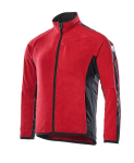 Fleece jacket red/black, PO270 Mascot Unique Hanover