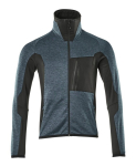 Fleece trui Maat donker petroleum/zwart, MG260 Mascotte Gevorderd