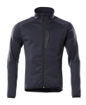Fleece trui Maat zwart-blauw, MG260 Mascotte Uniek