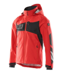 Men's hard shell jacket red/black, traffic PO210 Mascot Accelerate