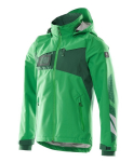 Men's hard shell jacket grass green/green, PO210 Mascot Accelerate