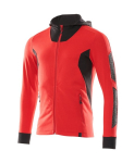 Men's hooded sweatshirt traffic red/black, MG310 Mascot Accelerate