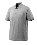 Men's polo shirt grey-mottled, MG220 Mascot Crossover Bandol