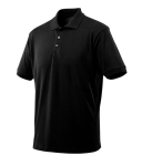 Men's polo shirt full black, MG220 Mascot Crossover Bandol