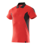 Men's polo shirt traffic red/black, MG210 Mascot Accelerate