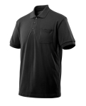 Men's polo shirt with breast pocket black, MG180 Mascot Crossover Orgon