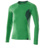 Men's T-shirt, long sleeve grass green/green, MG195 Mascot Accelerate