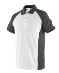 Polo shirt white/dark anthracite, MG210 Mascot Unique Bottrop