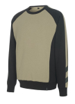 Sweatshirt hellkhaki/schwarz, MG310 Mascot Unique Witten