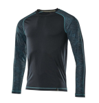 T-Shirt, Langarm schwarzblau, MG160 Mascot Advanced