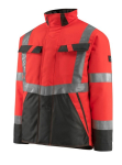 Winterjas Maat rood/donker antraciet, PO190 Mascotte Veilig Licht Penrith