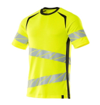 T-shirt met hoge zichtbaarheid Maat hi-vis geel/zwart, MG150 Mascotte Versnellen Veilig 19082