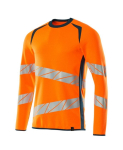 Sweater met hoge zichtbaarheid Maat hi-vis oranje/dkpetroleum, MG260 Mascotte Versnellen Veilig 19084