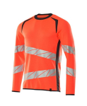 Sweater met hoge zichtbaarheid Maat hi-vis rood/zwart-blauw, MG260 Mascotte Versnellen Veilig 19084