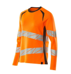 T-shirt met lange mouwen hoge zichtbaarheid Maat hi-vis oranje/cantraciet, MG150 Mascotte Versnellen Veilig 19091