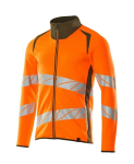 Sweater met hoge zichtbaarheid Maat hi-vis oranje/mosgroen, MG260 Mascotte Versnellen Veilig 19184