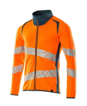 Sweater met hoge zichtbaarheid Maat hi-vis oranje/dkpetroleum, MG260 Mascotte Versnellen Veilig 19184
