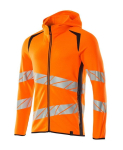 Sweater met capuchon Maat hi-vis oranje/zwart-blauw, MG260 Mascotte Versnellen Veilig 19284