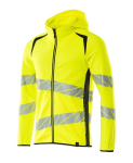 Sweatshirt Kapuze hi-vis gelb/schwarzblau, MG260 Mascot Accelerate Safe 19284