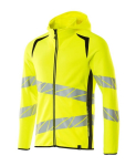Sweater met capuchon Maat hi-vis geel/zwart, MG260 Mascotte Versnellen Veilig 19284