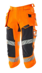 Dreiviertel-Hose Hängetaschen hi-vis orange/schwarzblau, MG265 Mascot Accelerate Safe 19049