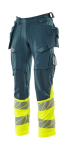 Hose Hängetaschen dkpetroleum/hi-vis gelb, MG265 Mascot Accelerate Safe 19131