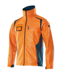 Zacht shell jack met reflecterende effecten Maat hi-vis oranje/dkpetroleum, MG320 Mascotte Versnellen Veilig 19202