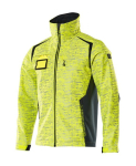 Zacht shell jack met reflecterende effecten Maat hi-vis geel/zwart-blauw, MG320 Mascotte Versnellen Veilig 19202