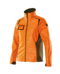 Zacht shell jack met reflecterende effecten Maat hi-vis oranje/mosgroen, MG320 Mascotte Versnellen Veilig 19212