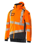 Winterjas Maat hi-vis oranje/zwart-blauw, MG210 Mascotte Versnellen Veilig 19335