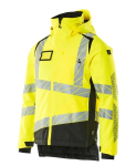 Winterjas Maat hi-vis geel/zwart, MG210 Mascotte Versnellen Veilig 19335