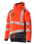 Winterjas Maat hi-vis rood/zwart-blauw, MG210 Mascotte Versnellen Veilig 19335