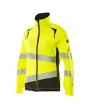 Dames jas met hoge zichtbaarheid Maat Hi-vis geel/zwart Mascot Versnellen Veilig 19008