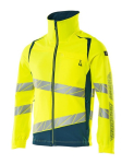 High visibility jacket hi-vis yellow/dark petroleum Mascot Accelerate Safe 19009