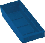 Plankendoos L300xB120xH65 mm blauw polypropyleen